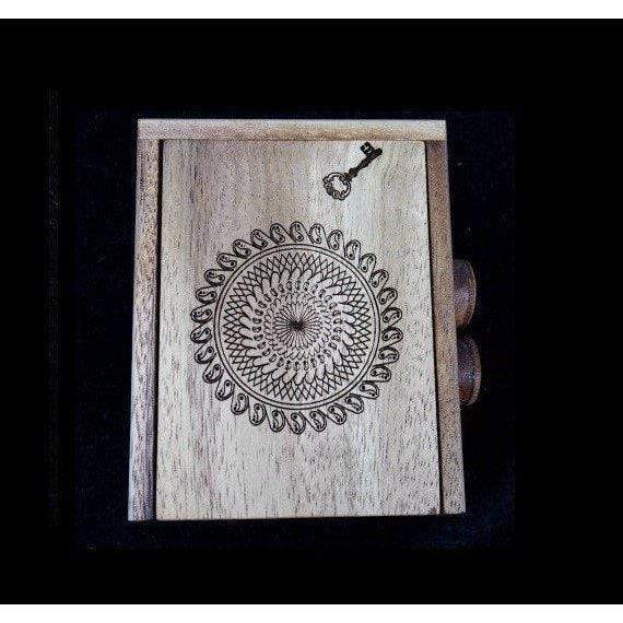 Overtime Puzzle Box - Mandala Model - Lock Box for Escape Rooms