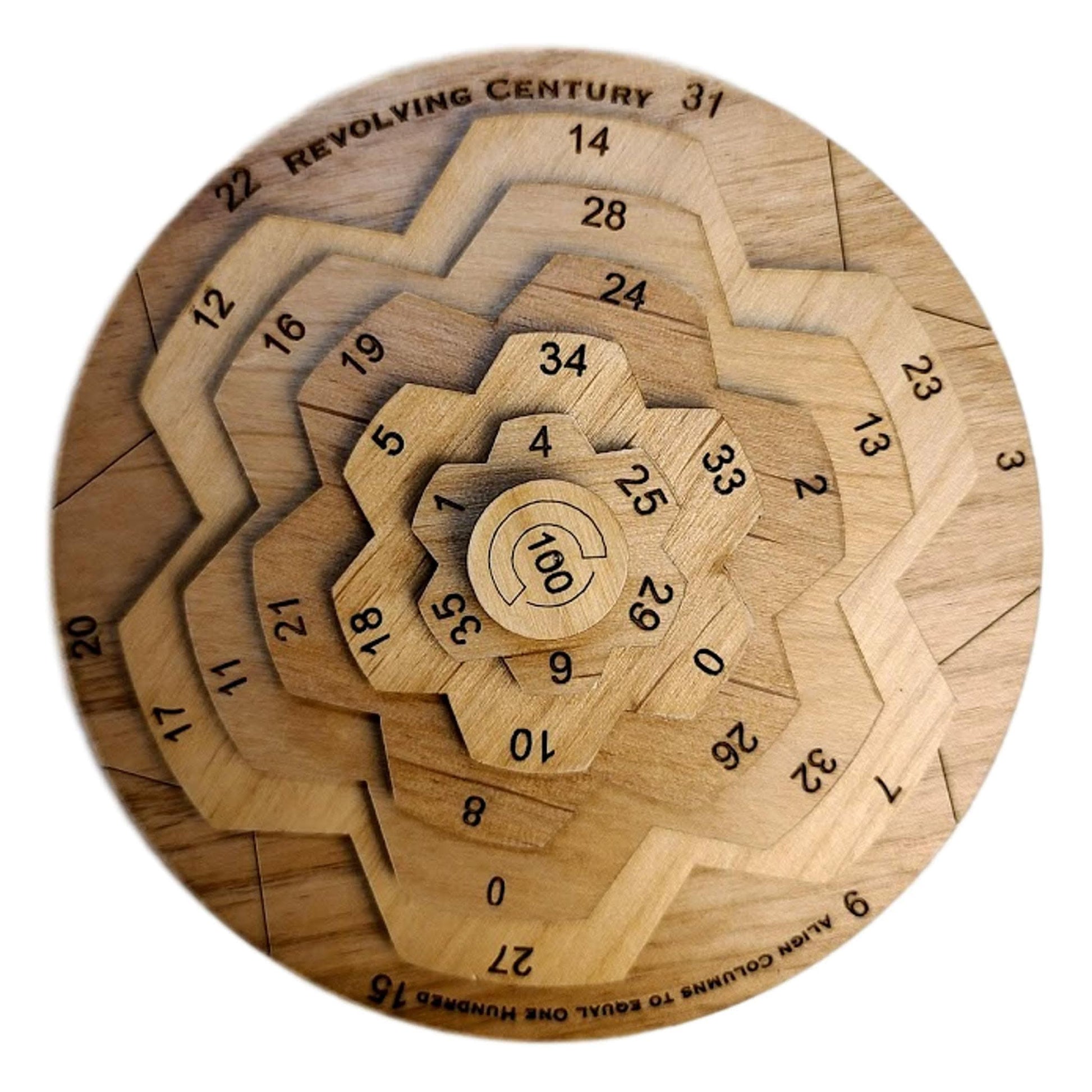 Revolving Century - Math Brain Teaser Puzzle - Ages 12 and up - Creative Escape Rooms
