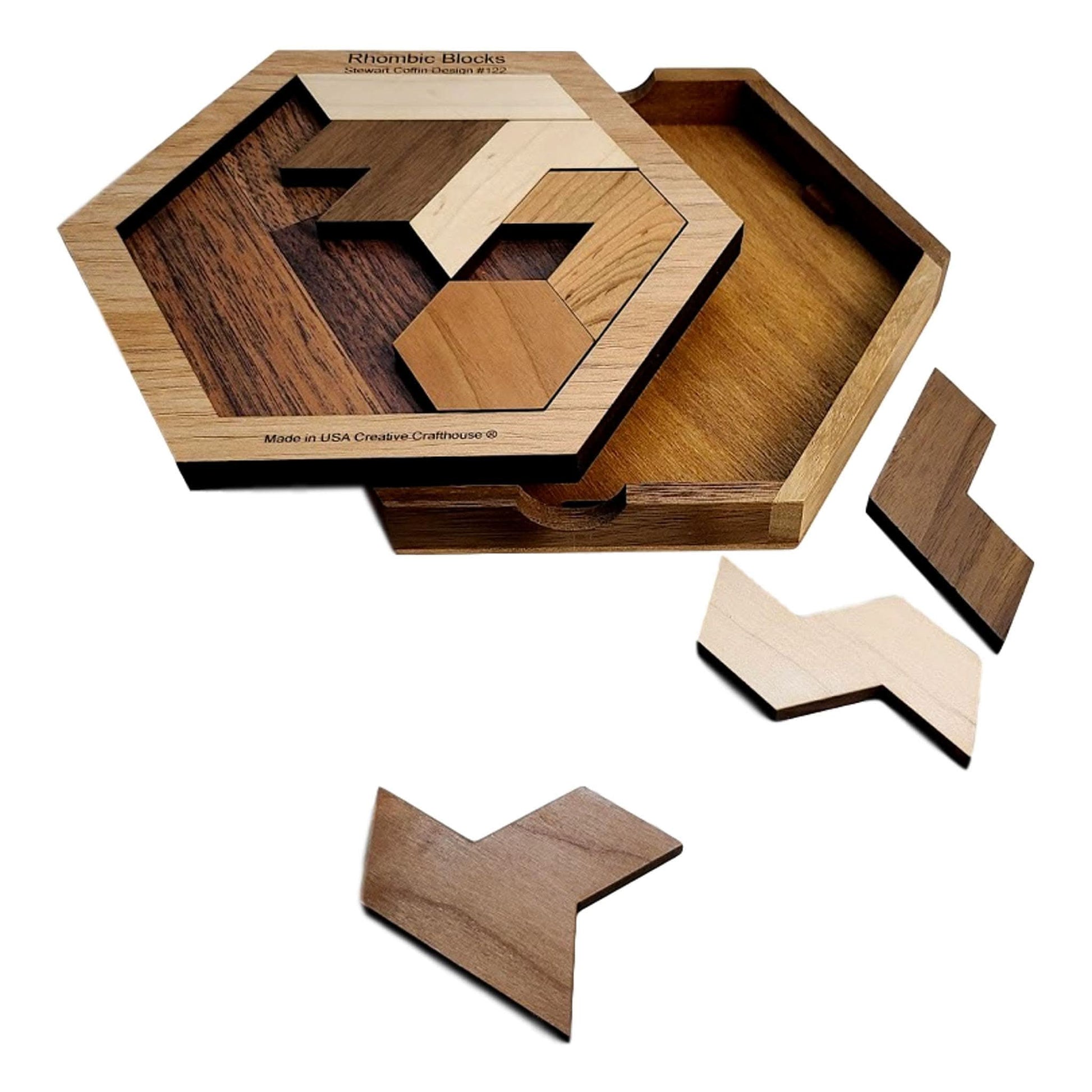 Rhombic Blocks - Great Christmas Gift For Puzzle Lovers - Creative Escape Rooms