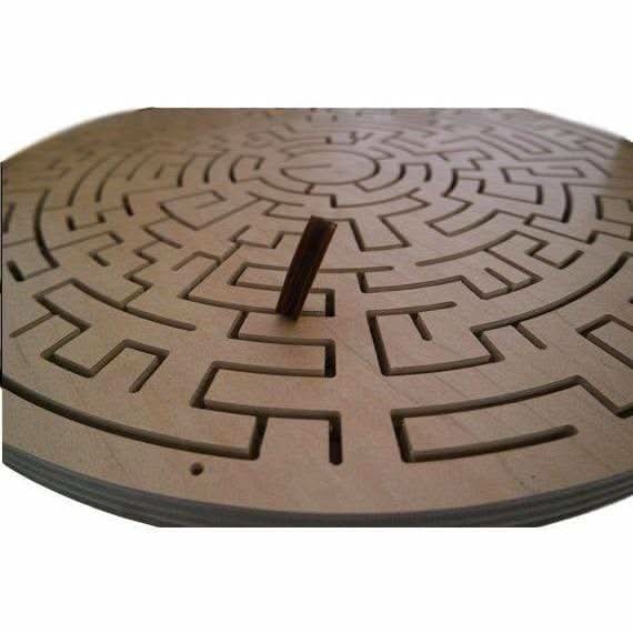 Round Key Maze for Escape Rooms - Escape Room Key Maze Puzzle - Creative Escape Rooms