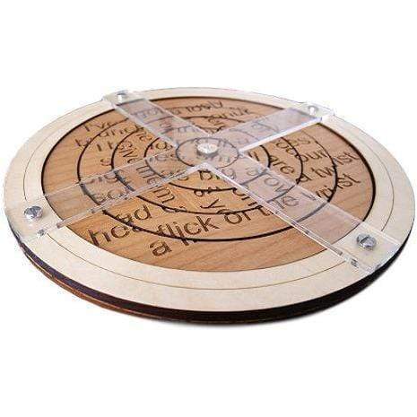 Scramble Spin - Hidden Message Escape Room Puzzle and Prop - Creative Escape Rooms