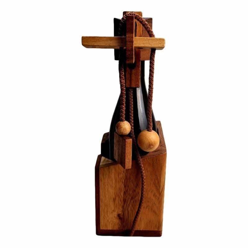 Secret Message in a Wine Bottle Puzzle - Personalize with a Laser Engraving - Creative Escape Rooms