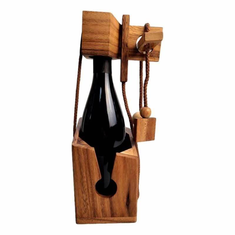 Secret Message in a Wine Bottle Puzzle - Personalize with a Laser Engraving - Creative Escape Rooms