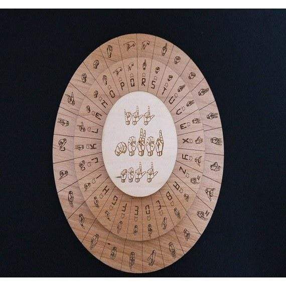 Sign Language Cipher Wheel And Key Combo - Escape Room Puzzle and Prop - Creative Escape Rooms