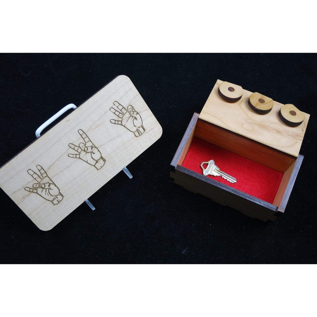 Sign Language Panel & Dragon Secret Lock Box Escape Room Synergy Set - Creative Escape Rooms