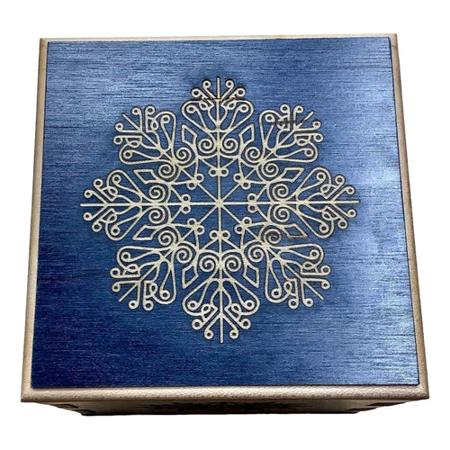 Scatola puzzle natalizia: scatola premium per spin
