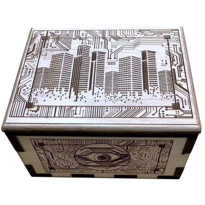 Techno Hurricane Spin Box - Extra Strong Puzzle Box Prop For Escape Rooms - Creative Escape Rooms
