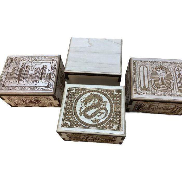Techno Hurricane Spin Box - Extra Strong Puzzle Box Prop For Escape Rooms - Creative Escape Rooms