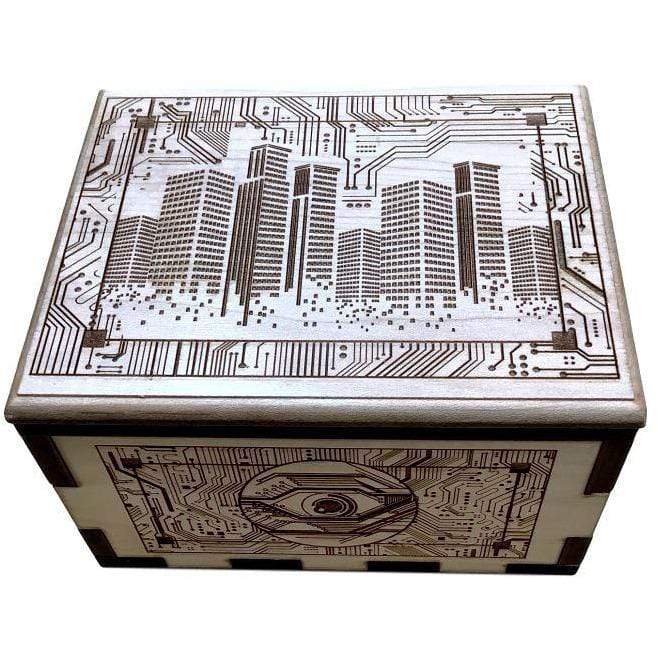 Techno Hurricane Spin Box - Extra Strong Puzzle Box Prop For Escape Rooms