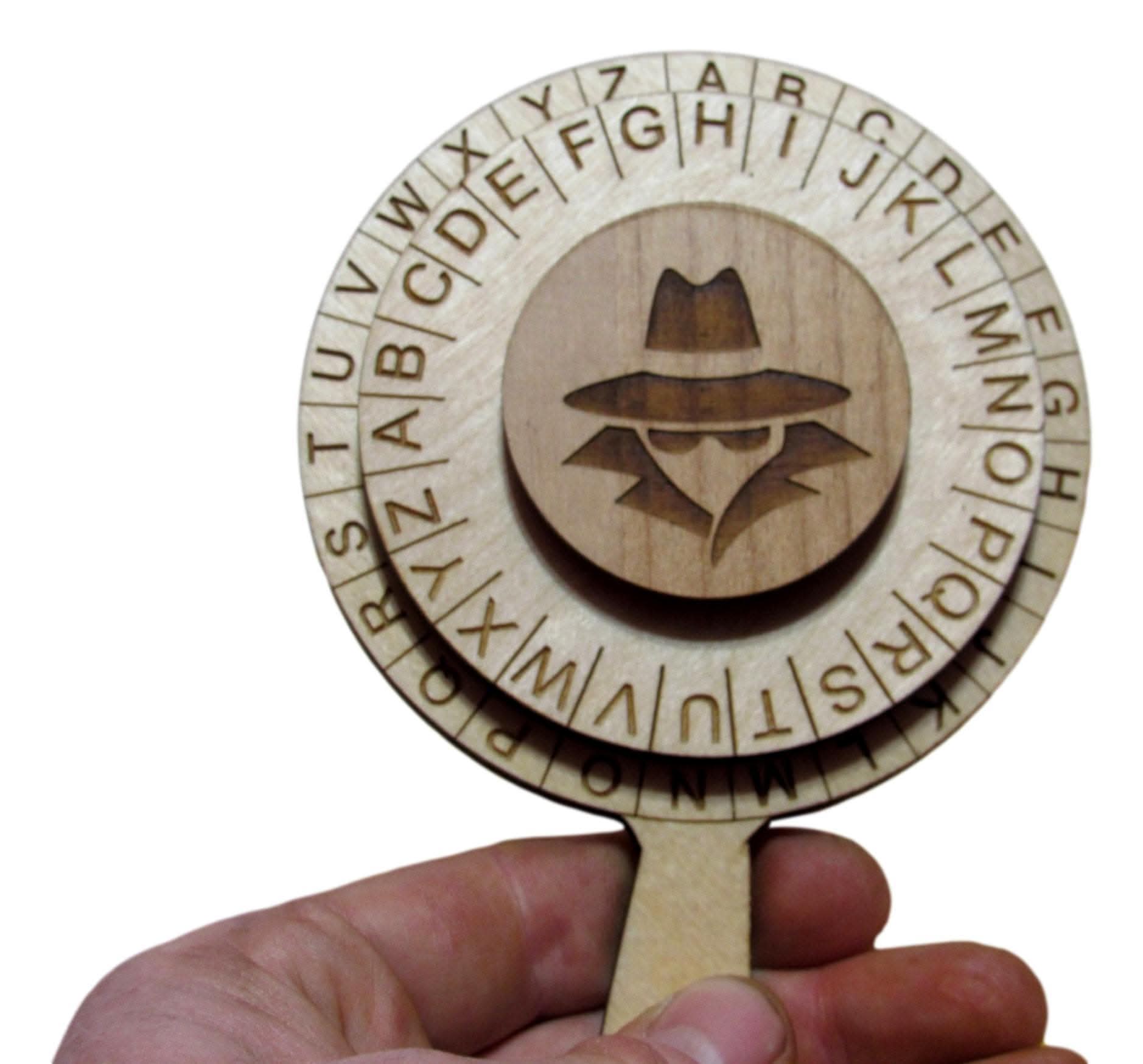The Detective's Spy Glass Cipher Wheel - Escape Room Prop - Creative Escape Rooms