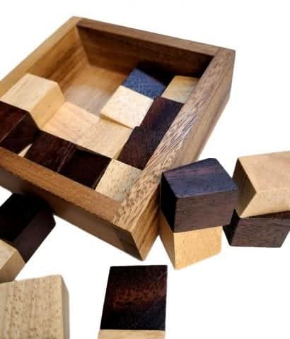The Devils Chessboard Wood Puzzle - Difficult Brain Teaser for Adults - Creative Escape Rooms