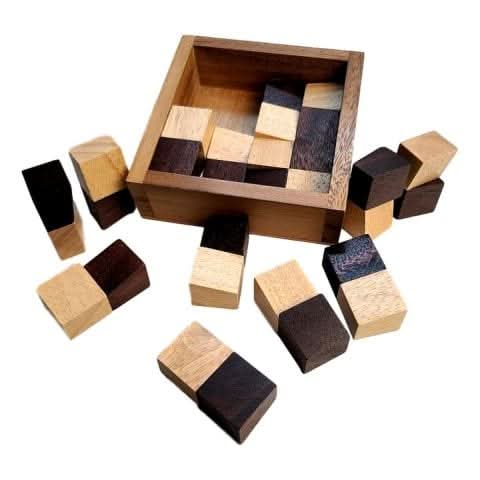 The Devils Chessboard Wood Puzzle - Difficult Brain Teaser for Adults - Creative Escape Rooms
