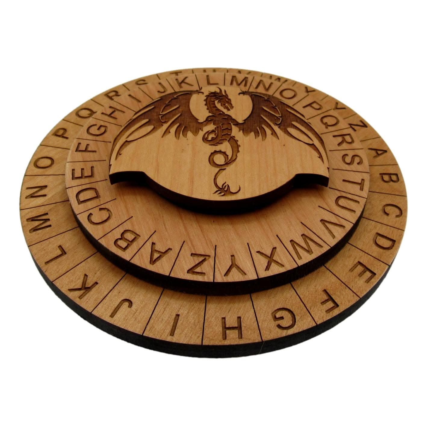 The Dragons Cipher Wheel - Escape Room Decoder Prop - Creative Escape Rooms