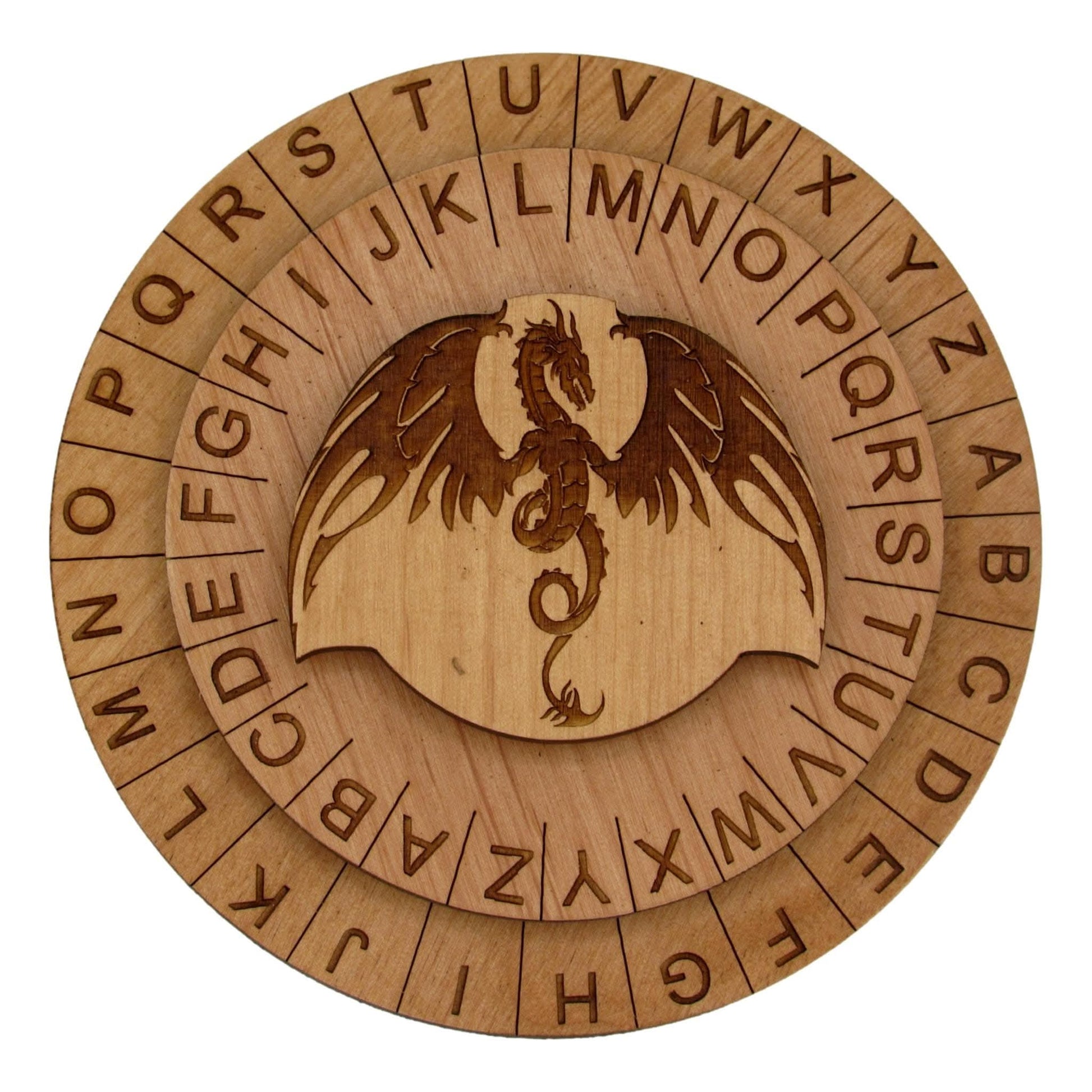 The Dragons Cipher Wheel - Escape Room Decoder Prop - Creative Escape Rooms
