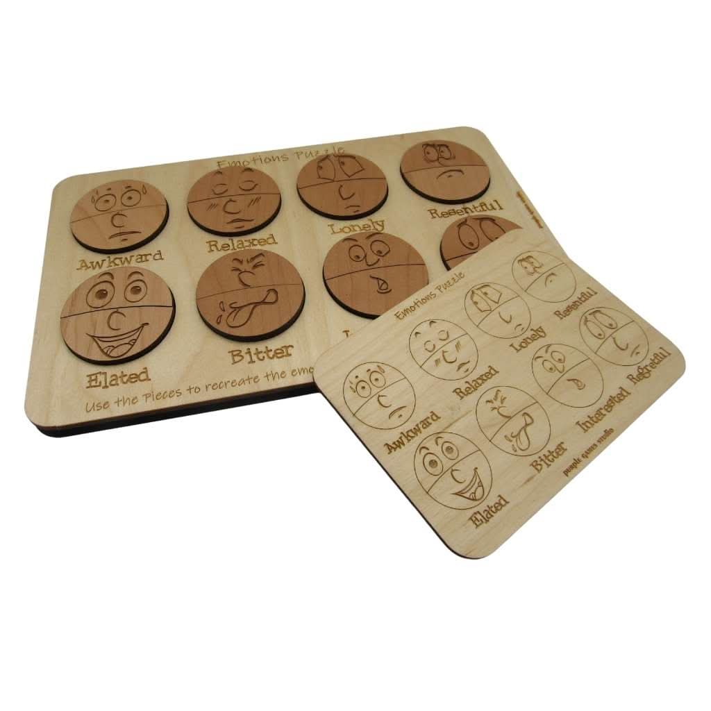The Emotions Puzzle - Montessori Puzzle for Learning Emotions - Creative Escape Rooms